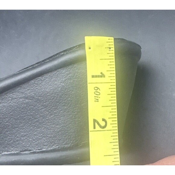 Skechers Women’s Open Toe Slip-on Strappy Wedge BLACK SILVER Sandal Heels Sz 9 - Picture 16 of 16